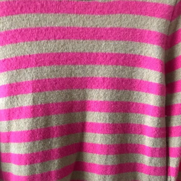 Madewell Pink and camel striped wool Sweater - Picture 4 of 5